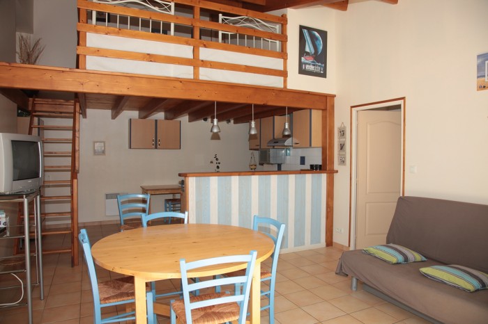 Gite avec pièce de vie les sables d'olonne