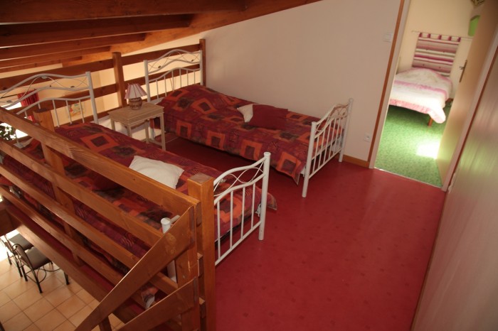 Chambre pour ados à la mezzanine