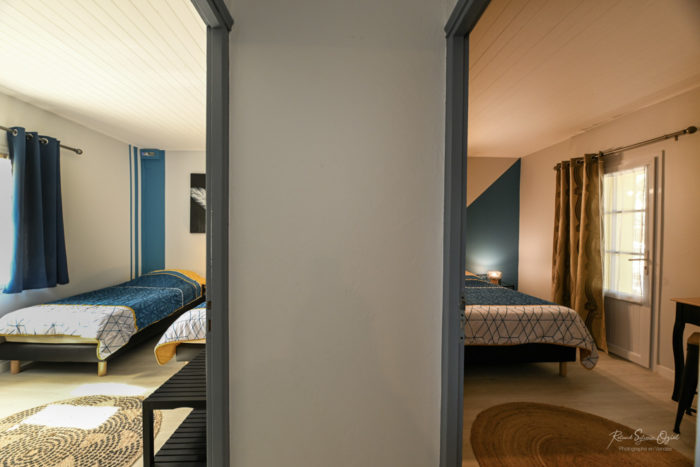 Chambres et couloir Gites les sables d'olonne