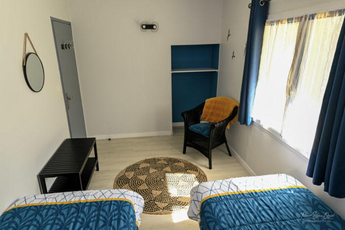 Chambre lit double Gites les sables d'olonne