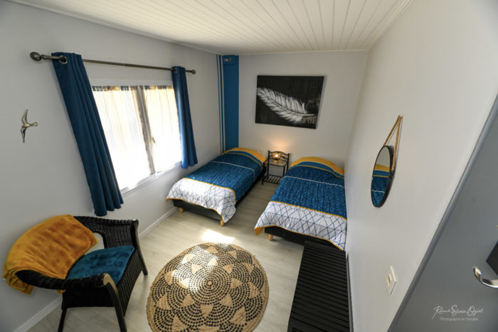 Chambre 2 lits Gites les sables d'olonne