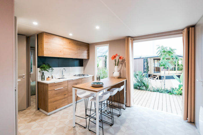 Pièce de vie Mobil home les sables d olonne