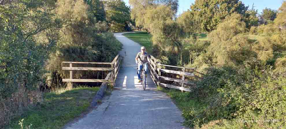 Pistes cyclables aux portes du camping  aux sables d&apos;olonne