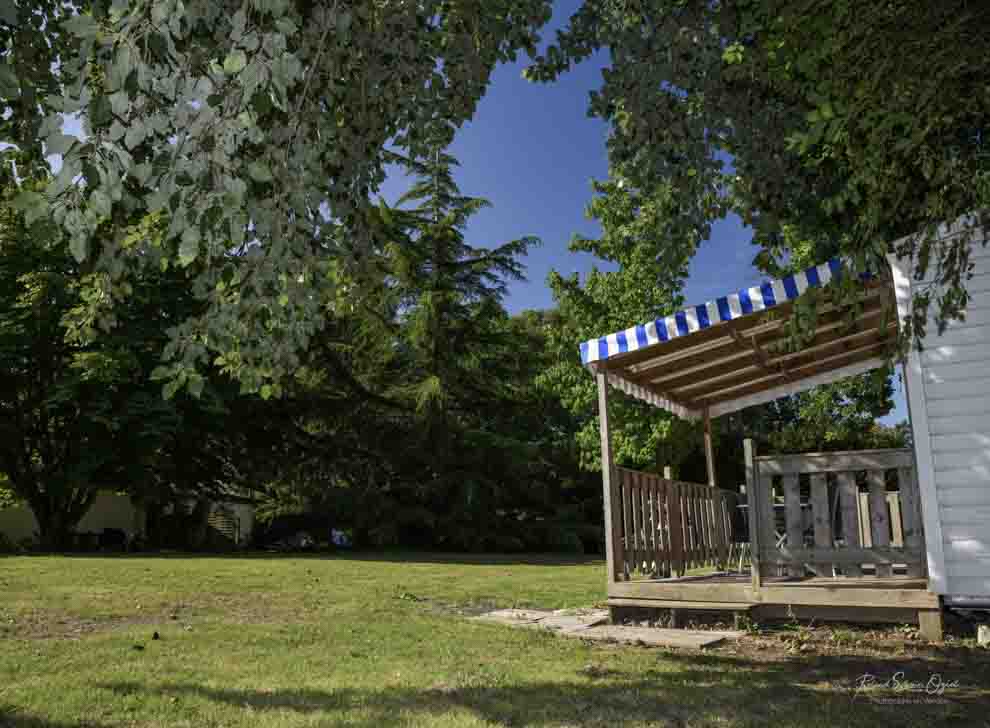 Terrasse et jardin Terrasse mobil-home aux sables d&apos;olonne