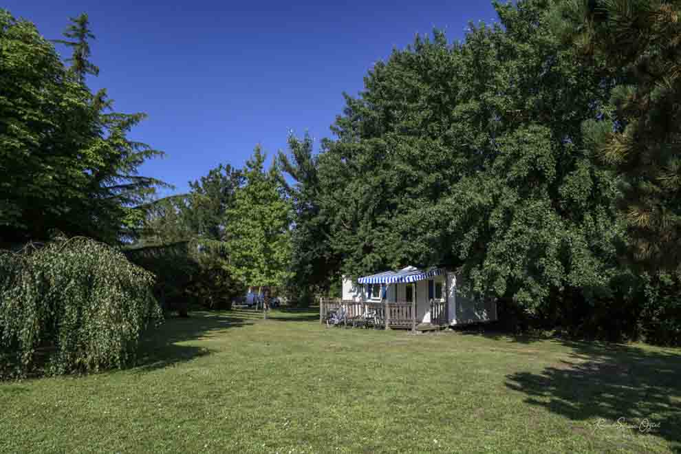 Jardin Terrasse mobil-home aux sables d&apos;olonne