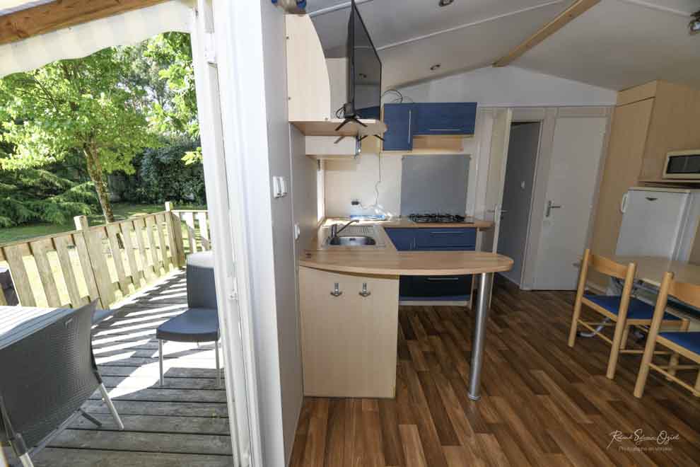 Terrasse mobil-home aux sables d&apos;olonne