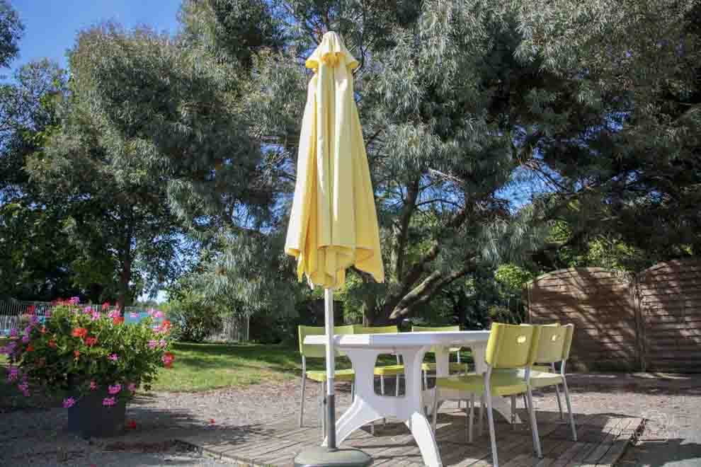 Terrasse Gite de 2 à 5 personnes aux sables d&apos;olonne