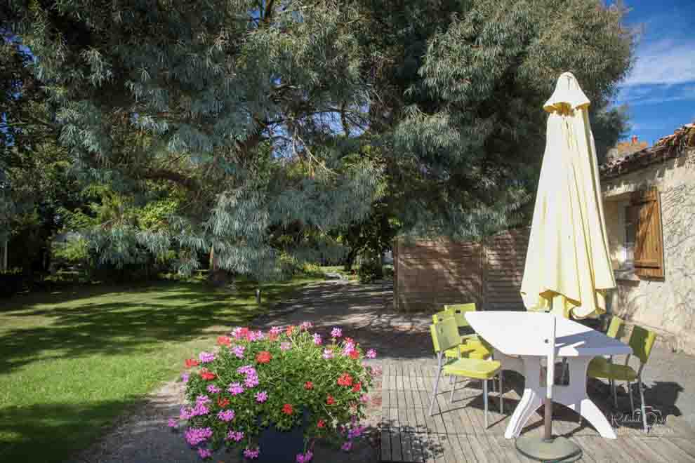 Jardin Gite de 2 à 5 personnes aux sables d&apos;olonne