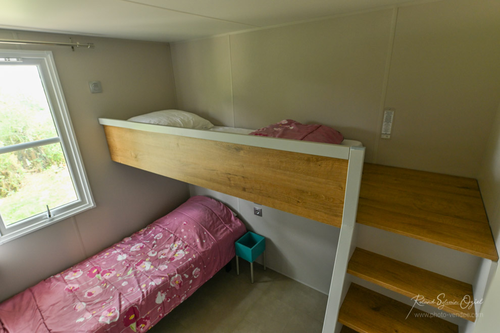 Chambre enfants mobilhome camping les sables d&apos;olonne