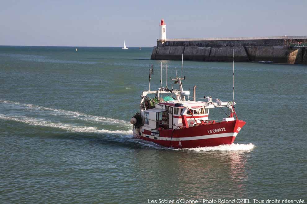 Bateau de pêche les Sables d&apos;Olonne