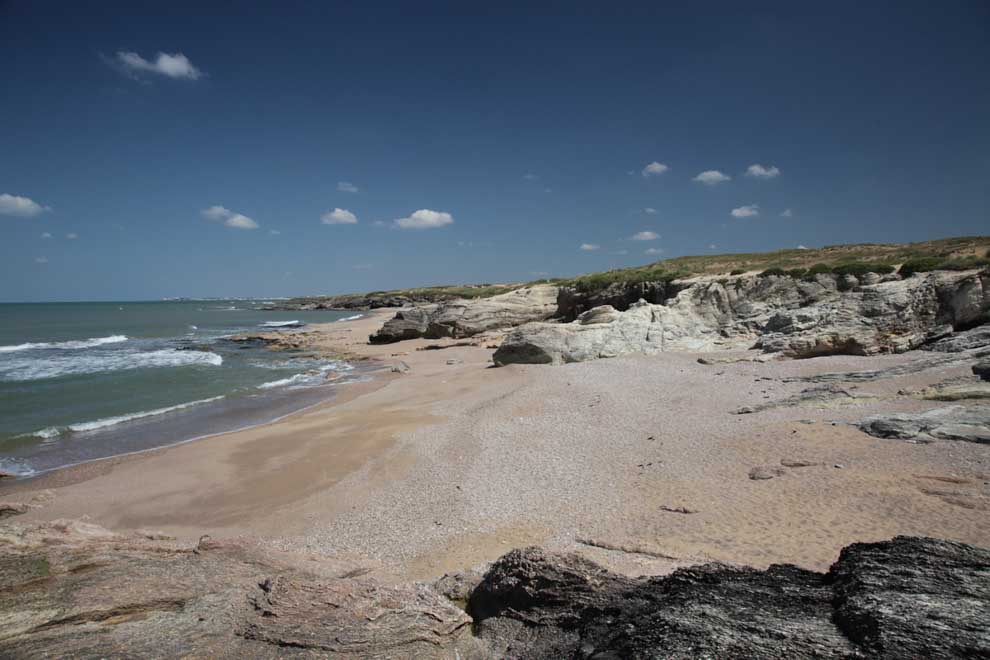 Les criques avec sable fin à  Brétignolles sur Mer