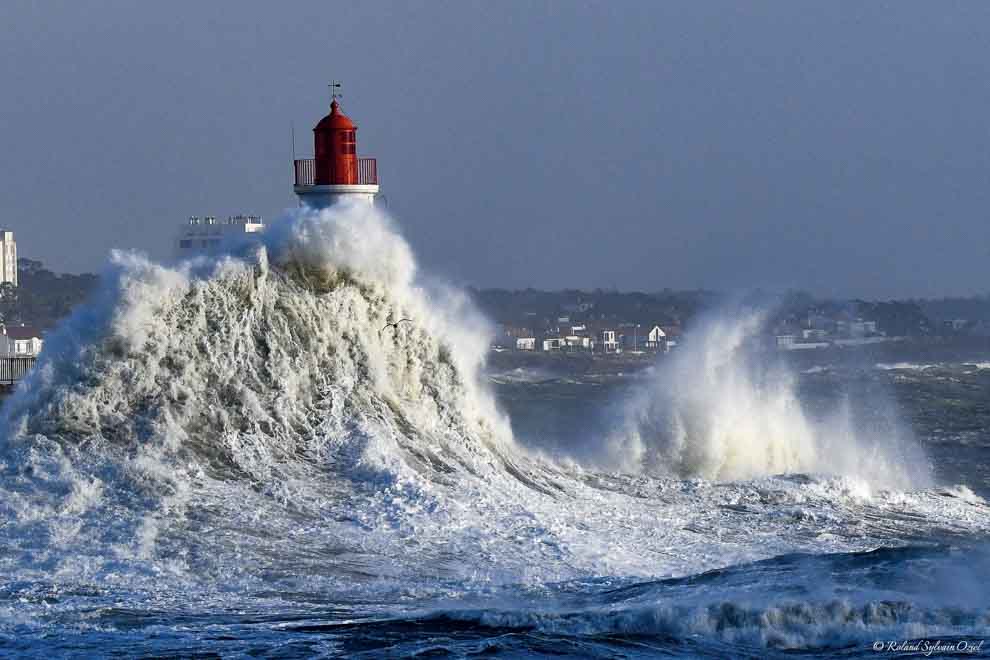 Tempête sur la Grande Jetée