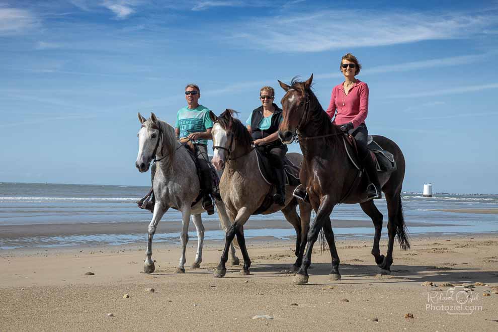 Balade à chevaux en gîtes et camping aux sables d&apos;olonne